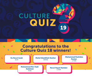 CULTURE QUIZ 18 WINNER